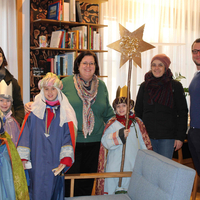 Sternsinger auf Besuch im Rathaus Traiskirchen
