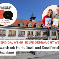 Ein Plausch mit Horst Duelli  und Emel Parlak vom Sozialamt