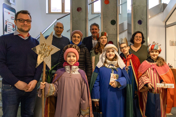 Sternsinger im Rathaus