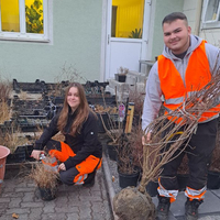 Lehrlingsprojekt von Gärtnerlehrling am Wirtschaftshof