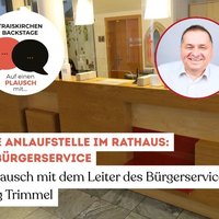 Ein Plausch mit dem Leiter des Bürgerservice Georg Trimmel