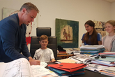 VS Traiskirchen zu Gast im Rathaus im Bgm. Andi Babler