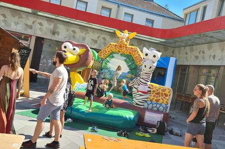Hüpfburg im Arkadia