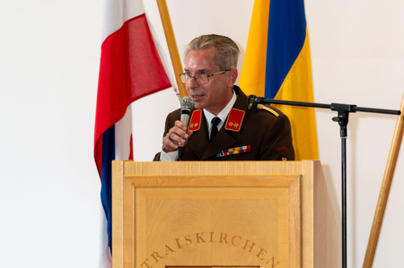 OBI Thomas Fontner bei seiner Rede © SB Andreas Rasser 