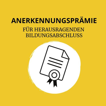 Link zu Anerkennungsprämie fü herausragenden Bildungsabschluss