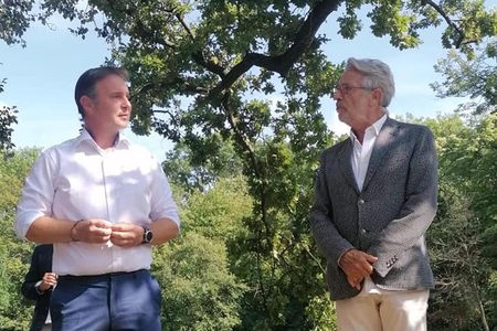 Bgm. Andreas Babler und Intendant Adi Hirschal © Stadtgemeinde Traiskirchen