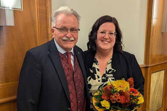 Franz Gartner und Sabrina Divoky © Stadtgemeinde Traiskirchen