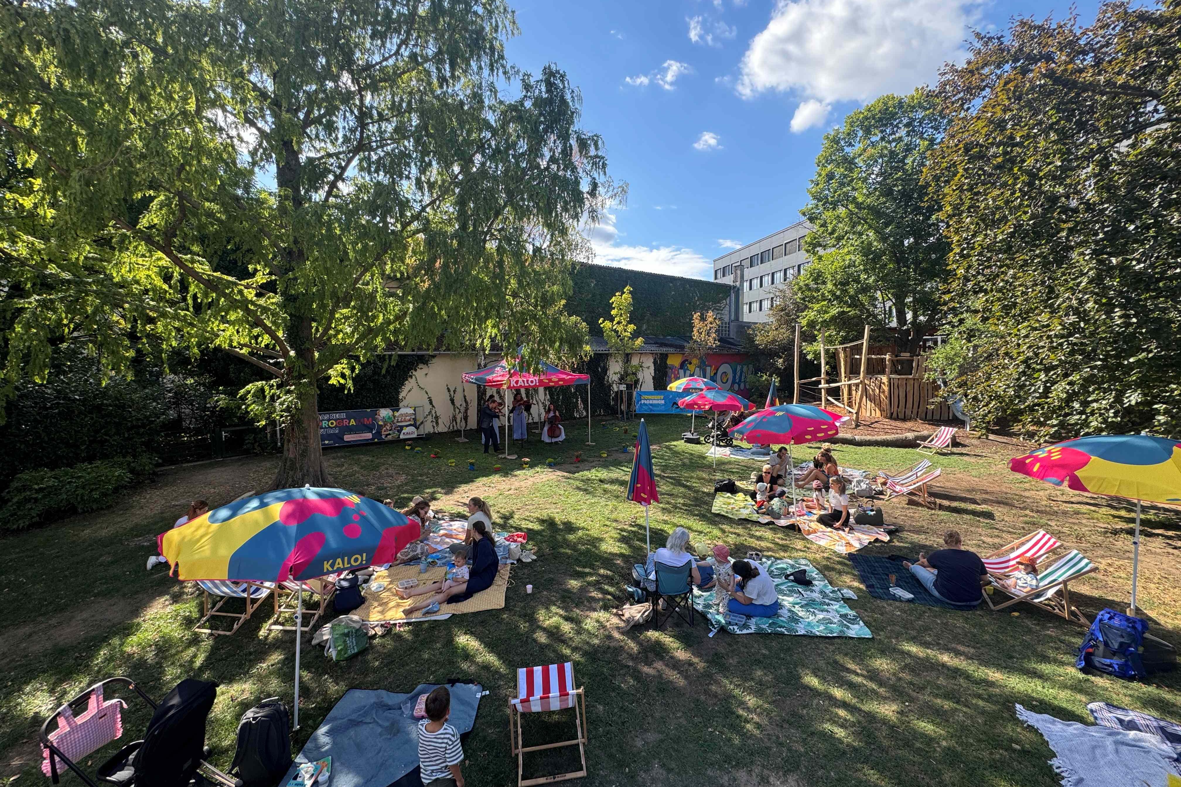 Konzertpicknick im KALO!-Garten