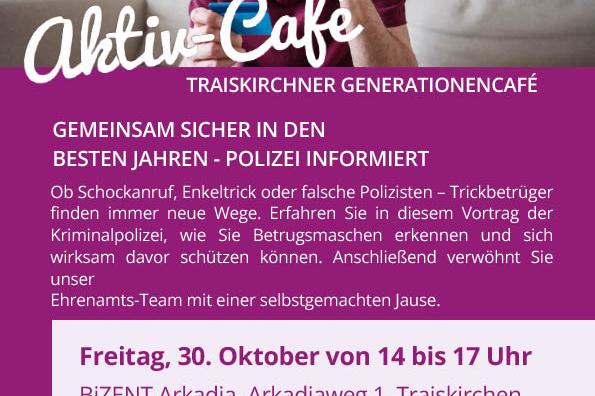 Aktiv Cafe - Gemeinsam sicher in den Besten Jahren