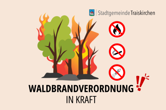 Grafik: Waldbrandverordnung in Kraft