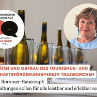 Auf einen Plausch mit Stadträtin und Obfrau des Tourismus- und Wirtschaftsförderungsvereins Traiskirchen