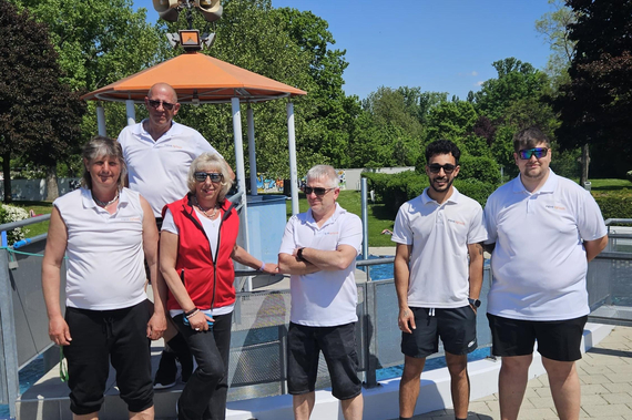 Das Team des "aqua splash"