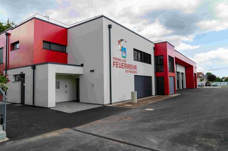 Das neue Feuerwehrhaus Oeynhausen © SB Andreas Rasser 