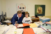 Volksschüler aus Möllersdorf mit Bgm. Andi Babler