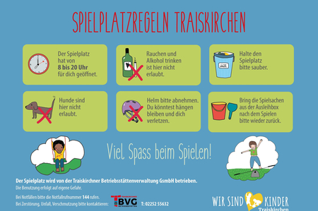 Spielplatzregeln