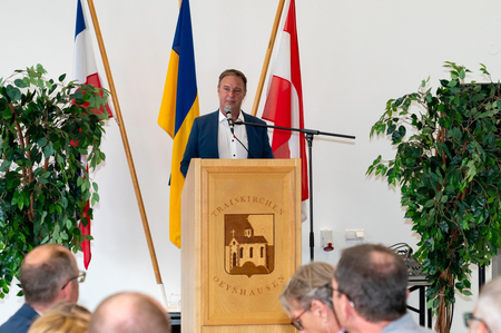 Bgm. Andreas Babler bei seiner Rede 