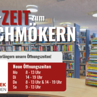 Mehr Zeit zum Schmökern