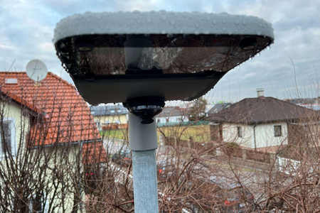 Eine neue Lampr mit aufgerüstetem Sensor