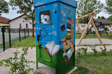 Lesestelle statt Telefonzelle © Stadtgemeinde Traiskirchen