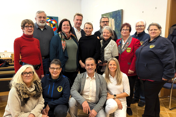 Gruppenfoto Spendenaktion