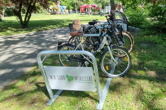 Mobile Radabstellanlage