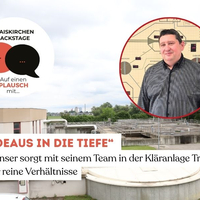 Auf einen Plausch mit dem Leiter der Kläranlage Walter Hanser 