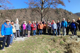Gruppenfoto beim Wandern