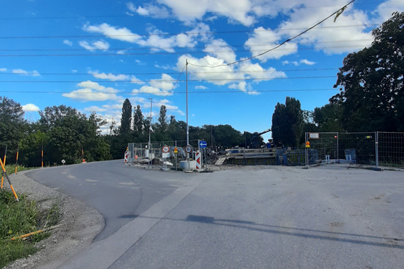Brücke Stadtrandsiedlung