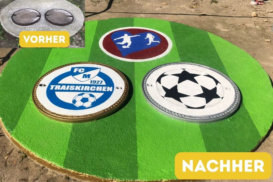 Kunst trifft Gartenarbeit