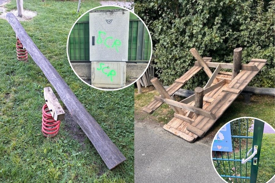 Vandalismus in Traiskirchen