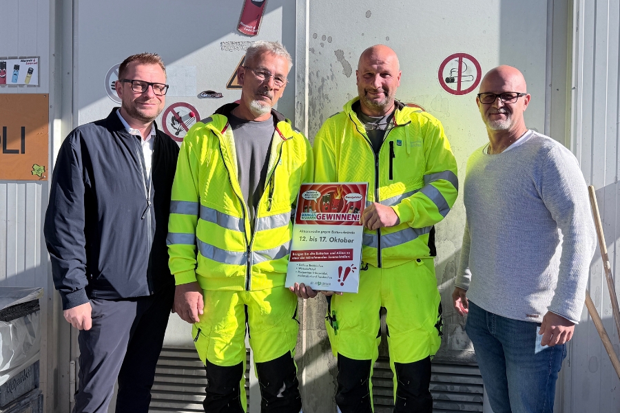 Bringen. Scannen. Gewinnen – Aktionswoche gegen Batteriebrände