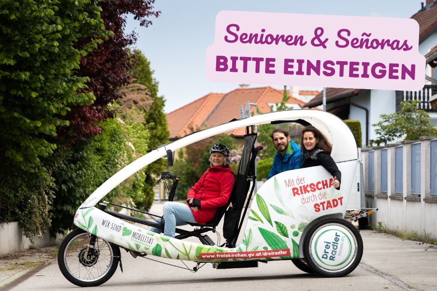 Bitte einsteigen: Die Rikscha ist wieder da!