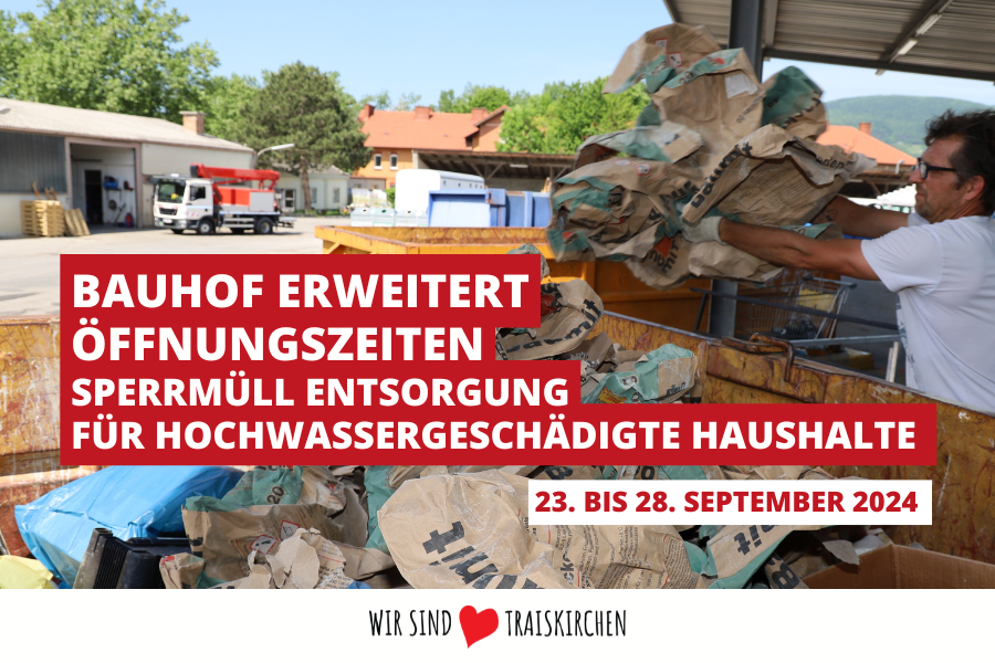 Sperrmüllabgabe für alle Hochwasserbetroffenen